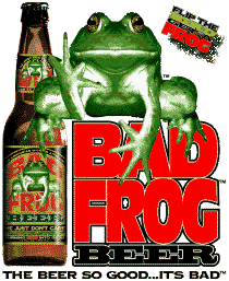 From the Bad Frog Brewery